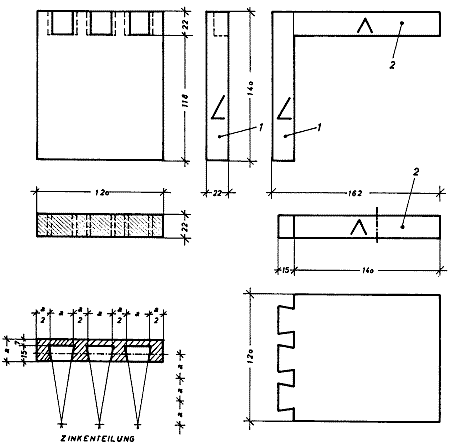 Halbverdeckte Zinkung